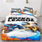 NICHIYOBI Rocket League Bettbezug Bettwäsche Set - Bettbezug und Kissenbezug,Mikrofaser,3D Digital Print dreiteiliger Bettwäsche (15,Single 135x200cm)