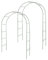 Oxeo Arche de Jardin métallique pour Plantes grimpantes - Arceau rosiers grimpants - Résistant aux intempéries (Lot de 2)