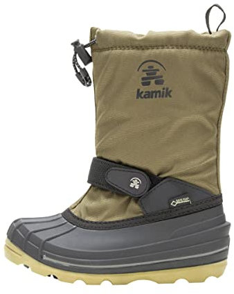 Kamik Jungen Unisex Kinder WATERBUG8G Winterstiefel, Dark Olive, 30 EU