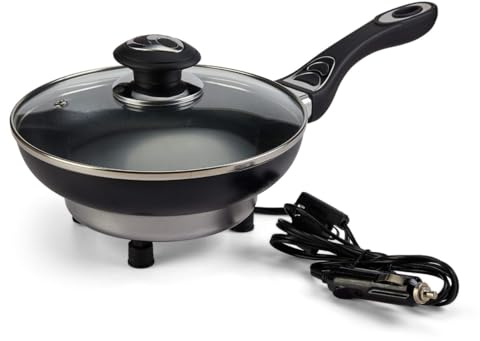 24V Frying Pan Fitted with Cigarette Lighter Plug