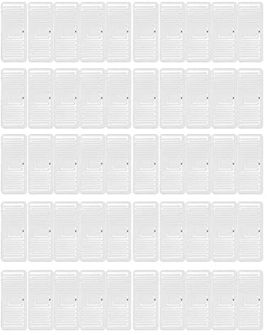 100 Stück RFID-Tags, Km4q-Chip-Etikett mit Selbstklebender Einlage, Unterstützt ISO 18000-6C EPC Class1 Gen2-Protokoll, 860-960 MHz Wiederverwendbare UHF-RFID-Tags, 43 X 18 Mm