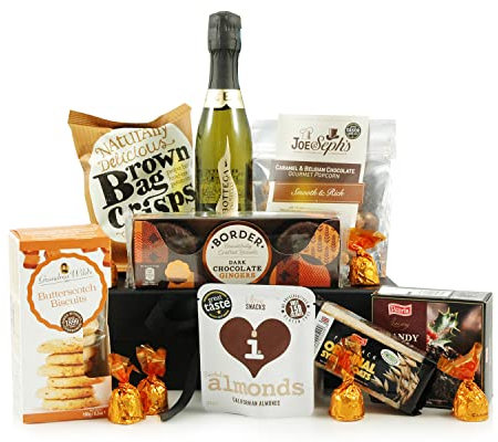 The Prosecco Chocolate Hamper Gift Set - Prosecco Gift Set for Women - Mother's Day Hamper Gift for Women, Men, Anniversaries, Birthdays