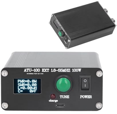 Antenna Tuner ATU 100 EXT 1.8 to 55MHz atu100 0.96 Inch OLED Firmware Programmed Automatic Antenna Tuner with USB Cable