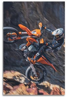 WARL Extreme Sports Motorcross Jump Poster Dekorative Malerei Leinwand Kunst Bild 30 x 45 cm