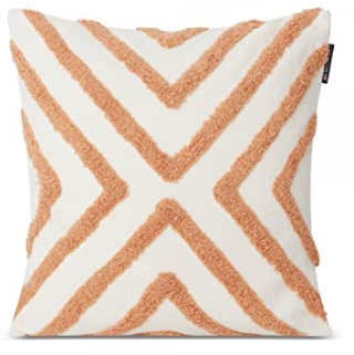 Lexington - Kissenbezug, Kissenhülle - Graphic - Baumwolle - Farbe: White Beige - 50 x 50 cm