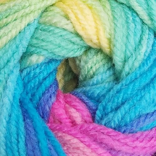 Wendy Wools Giggles Rainbow Double Knitting 100g Ball Multicoloured (WG13)