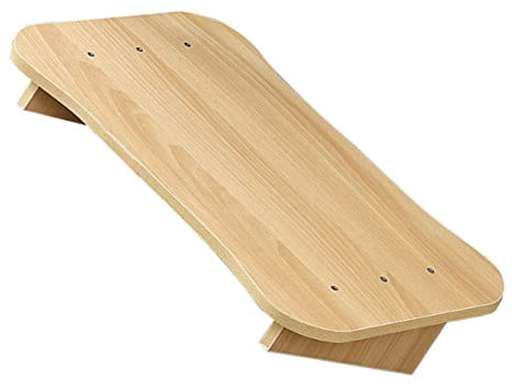 STOBOK Fußstütze Ergonomisch Schreibtisch Fußbank Holz Fu?hocker Fuß Entspannen Büro-fußhocker Klappbar Fu?schemel Unter Dem Schreibtisch-fußhocker Kleinkind Toilette Beinauflage Hölzern