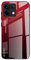Dedux Funda para Xiaomi Redmi Note 13 Pro 5G, Carcasa Degradado de Color Vidrio Templado Anti-rasguños Funda, TPU de Silicona Suave Case Cover (Rojo/Negro)
