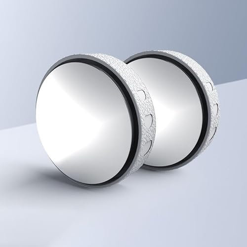 MOIKOTLR 2 Toter-Winkel-Spiegel, für Audi A3 8P Q5 A6 C6 A4 A5 Sportback B7 Avant 8V C7 A1 B9 wasserdichte Toter-Winkel-Spiegel aus HD-Kristallglas langlebig Verkehrssicherheit drehbar,C