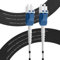 FLYPROFiber 30m OS2 LWL Singlemode Glasfaser Patchkabel LC/UPC auf LC/UPC, 10GB Gepanzerte Glasfaser-Kabel Outdoor Uniboot, Duplex 9/125um (10m-100m) 3mm LSZH