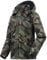 ANAYSN Herren Regen Jacke mit Kapuze wasserdicht leichte Jacke und Reißverschlusstaschen Regenmantel für Outdoor Camping Wandern (Camo, XL)