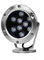 MIKOTR Luz Subacuática 9W, Luz de Estanque Impermeable LED IP68, Fuente de Luz Luz Colorida del Paisaje, Material de Acero Inoxidable 8 Colores(luz Violeta,85-220V)