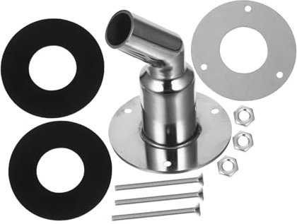 BESPORTBLE Stainless Steel Heater Exhaust Port for Vessel Pad Connector for Boat Accessory Flex Joint Tube