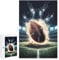 1000 Pieces Jigsaw Puzzle for Adults - Rugby Field Motivational Quotes Puzzles for Family Games, Puzzle for Gifts