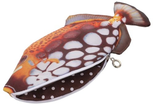 HOODANCOS Bleistift- Und Schreibwaren-organizer in Fischform Polyestermaterial Für Studenten Und Büroangestellte