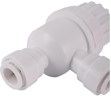 AQXYWQLL Filtro de agua for jardín, purificador de agua con bloqueo deslizante de empuje directo de 1/4 pulgadas y 3/8 pulgadas, filtro frontal de malla de acero inoxidable, filtro de manguera de jard