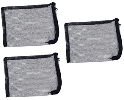 DRESSOOS 27x30cm Nylon Filter Media Bag for Aquarium Mesh Skimmer Basket Drawstring