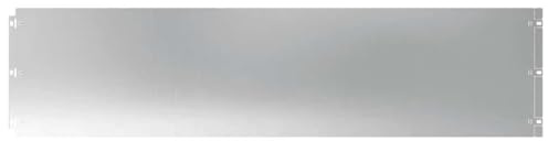 vidaXL Rasenkanten 10 STK. 25x103 cm Verzinkter Stahl, Gartenkante, Einfassung für Rasenflächen, Wegeinfassung, Beetumrandung, Gartenbeeteinfassung