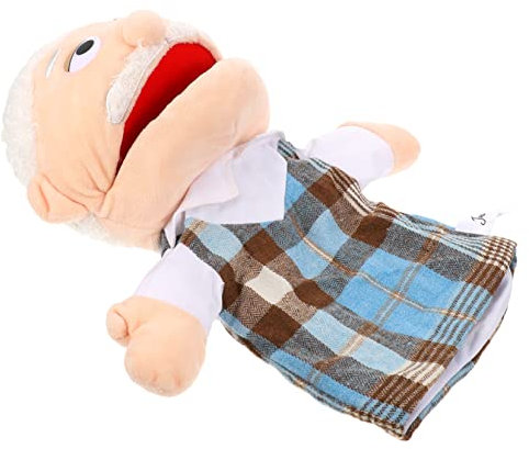 SOIMISS Handpuppenspielzeug Familienmitglieder Marionetten Fingerpuppen Im Familienstil Oma Opa Marionette Puppentheater Mama Papa Marionette Babypuppen Pp Baumwolle