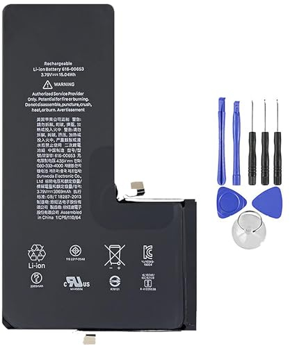 ELLENNE - Battery compatible with iPhone 11 Pro Max 3964 mAh with screwdriver kit included