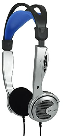 Koss KTXPRO1 Pulse Stereo Over-Ear-Kopfhörer mit Adapter (3,5mm auf 6,3mm Klinkenstecker)