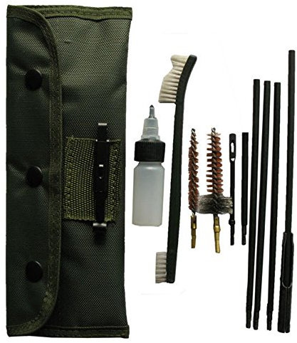 10 Morceau/Set Kit de Nettoyage des Armes à feu pour .22cal 5.56mm Tige de Nettoyage pour Fusil Nylon Brosse Cleaner Chasse Pistolet Accessoires Nettoyer Outils Ensemble
