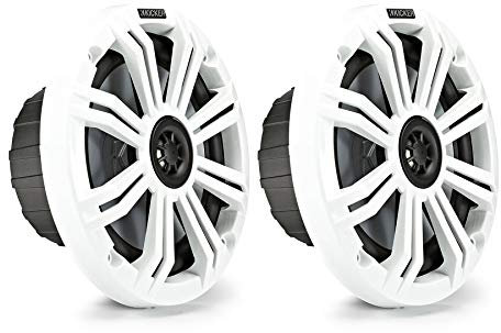 KICKER Marine Speaker Set 6.5 inch KA45KM654 for Boat/Tower/Wakeboarding - White