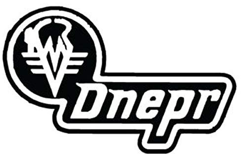 myrockshirt DNEPR Logo Schriftzug ca.20cm Mofa Moped Roller Motorrad Aufkleber,Sticker,Decal,Autoaufkleber,UV&Waschanlagenfest,Profi-Qualität