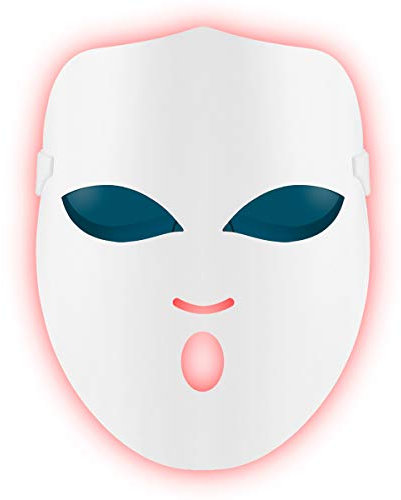 Masque de luminothérapie à LED Dispositif de lampe de photothérapie Rajeunissement de la peau Spectral Traitement de l'acné Anti-rides (pas sans fil, fonctionne uniquement lorsqu'il est branché)…