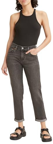 Levi's Women's Mid Rise Boyfriend Jeans, Night is Young, 27W / 30L