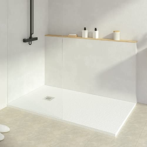 KOES - Kunstharz-Duschwanne Modell INDO – 90x150 – Weiß RAL 9003