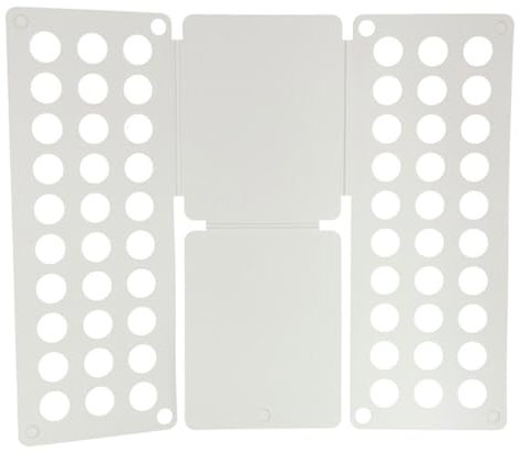 Doblador de ropa de plástico, tabla plegable para doblar prendas, placa, tablero de ayuda, plegar camisetas, jerséis, pantalones (Aleatorio, 59 x 70 cm)