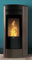 KLOVER STYLE 140 TERMOSTUFA A PELLET 17KW TOP IN GHISA Wi-Fi di serie