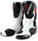 Stivali Moto da Pista Racing Stivali Motocross Professionale Antiscivolo Traspirante Impermeabile - 41EU Bianco