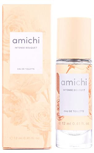 AMICHI - Intense Bouquet 12 ml, Colonia Mujer, Formato Viaje en Spray, Perfume Mujer, Eau de Toilette Femenina, Agua Fresca, Fragancia Dulce y Floral