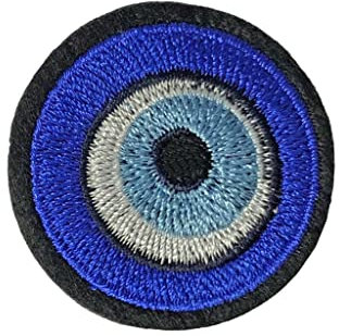 Evil Eye Embroidery Patch Iron on or Sew on Embroidered Transfer