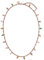 Purelei® Boho Halskette (Gold, Rosegold), Wasserfestes Filigrane Halskette für Damen, Kette aus Edelstahl mit bunten Glasperlen, Geschenke für Damen, 40-45 cm cm Länge verstellbar (Rosegold)