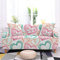 Couch Überzug 4 Sitzer Bunte Liebe Sofabezug Jacquard,Wohnzimmer Protector Stretch,Kratzfester Sofahusse,Abnehmbare Waschbar,Hautfreundlich rutschfest