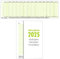 Primus Print – 2 x Jahresplaner Urlaubsplaner Personalplaner Dienstplaner 2025 – faltbar und gefalzt im Format 980x297 mm – Wandkalender 14 Monate inkl. Ferien und Feiertage - 34 Mitarbeiter (2)