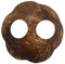 PANASIAM Coconut buckle, Flower, ∅ 7,5 cm