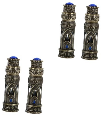 FRCOLOR 4stücke Nachfüllbare Parfümflaschen Elegante Duftbehälter Für Ätherische Öle Und Arabische Parfums Für Reisen Schreibtischdeko
