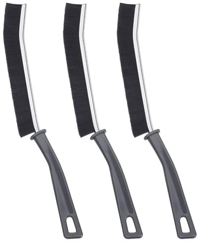 Crevice Cleaning Brush,3 Pcs Gap Crevis Cleaning Brush,Brush Cleaning,Bathroom Tile Groove Gap,Thin Brush For Cleaning Narrow Space. (Grey 3 Pieces)