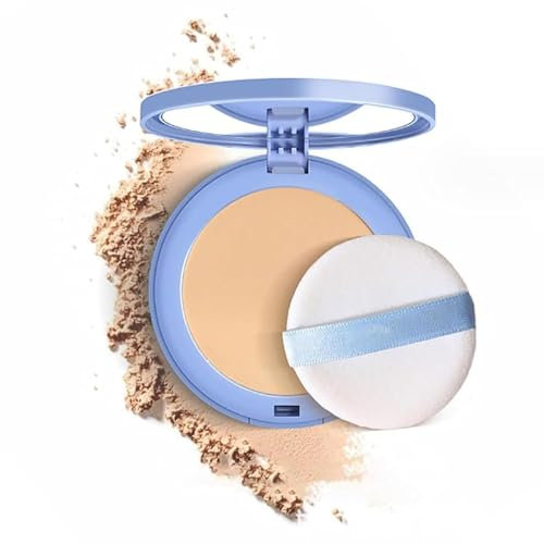 Matte Perfection Pressed Powder, Oil Control Face Pressed Powder, wasserfestes, langanhaltendes Finishing-Puder, Fixierpuder-Make-up (02)
