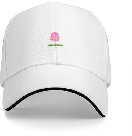 Basecap Pink Cotton Candy Tree Illustration Baseball Cap Tea Hats Wild Ball Hat Trucker Cap Big Size Hat Men's Hat Women's