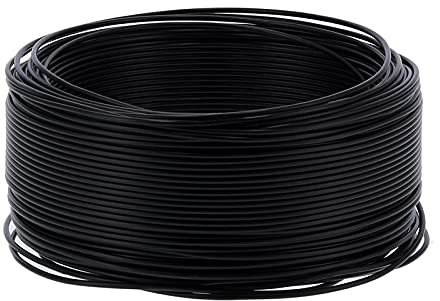 Kupfer kern Isolier kabel Ersatz strom zubehör 100 Meter AC300V Schwarzer Rund elektrischer Draht