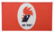 Diva A.S. Bari Anti-Rutsch-Teppich, offizielles Produkt, 50 x 80 cm, Rot