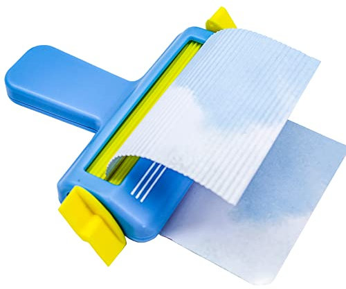 KRUCE Herramientas de papel para manualidades de papel, herramienta de filigrana, herramienta para hacer ondas de papel con perilla para manualidades, álbumes de recortes
