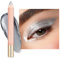 Oulac Lidschatten Stift Wasserdicht|Hochpigmentierter Lidschatten|Langanhaltend und Glatt|Schimmerndes Finish|Make-up Für Faltenfreie Augen|Vegan | Silber 3.8g (09)