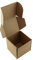 Cardboard Gift Boxes Heavy Duty Cube Kraft Box - 100mm x 100mm x 100mm / 4 x 4 x 4 - Pack of 10
