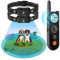 KAIYIKAPET Clôture Électronique et Collier pour 2 Chiens avec 14 Niveaux Distance (8-1050m), Système de Clôture, Collier de Dressage pour Chien avec Mode Vibration, Son, Choc, IPX7 Résistant à L’Eau
